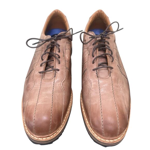 Allen Edmonds VOYAGER Oxford Walking Shoe Sz 11 D Brown Premium Leather USA EUC - Picture 4 of 11